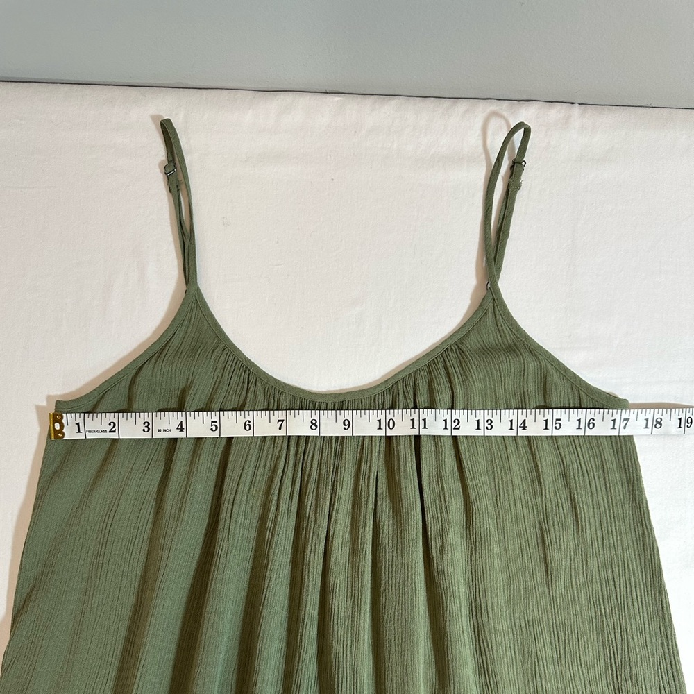 Z-Supply Maxi Dress Green Moss Size M - Picture 7 of 15